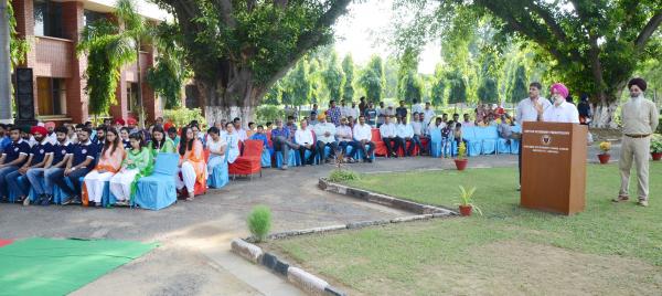 Independence Celebration was attended by Officers of the GADVASU, Heads of Departments, faculty, staff and students